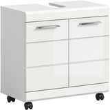Xonox.Home Wastafelonderkast Scout wit hoogglans 60x60x34 cm