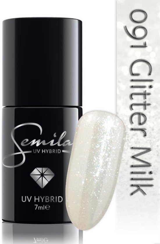 SEMILAC 091 UV Hybrid Glitter Milk 7 ml