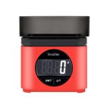 TERRAILLON BA22 MYTHISCH - Balance de cuisine électronique, design iconique et rétro, bol intégré 0,7 l, grand écran LCD, affichage XXL, fonction tare, rouge