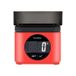 TERRAILLON BA22 MYTHISCH - Balance de cuisine électronique, design iconique et rétro, bol intégré 0,7 l, grand écran LCD, affichage XXL, fonction tare, rouge