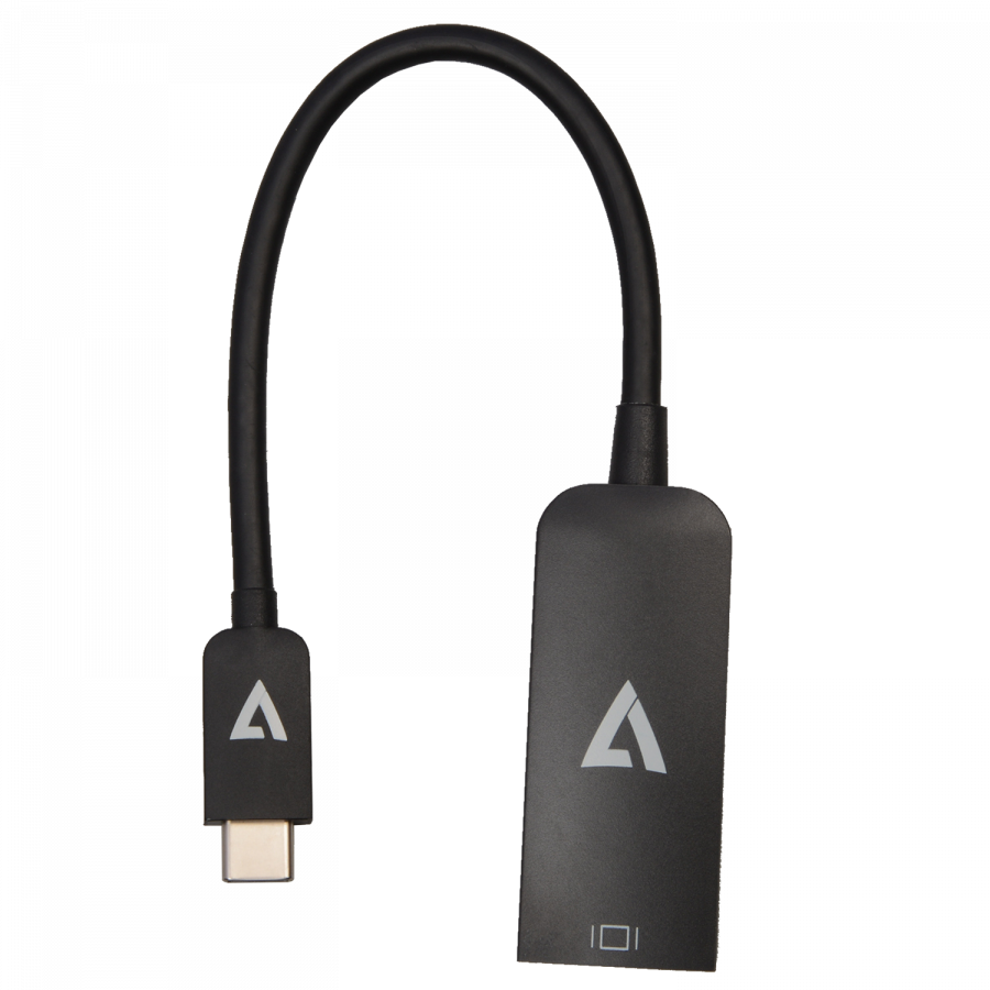 V7 USB-C naar DisplayPort Kabel - 1.4 - 2m - Zwart