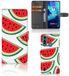 B2Ctelecom Motorola G8 Power Lite Book Cover Watermelons