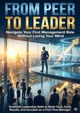 From Peer to Leader: Navigate Your First Management Role Without Losing Your Mind: Essential Leadership Skills to Build Trust, Drive Results, and Succeed as a First-Time Manager