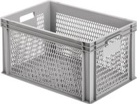 Alutec 75070 Kunststofbox Met raster (b x h x d) 600 x 320 x 400 mm Grijs