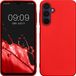 kwmobile telefoonhoesje geschikt voor Samsung Galaxy A16 5G - Back cover in metallic donkerrood