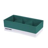 Pantone™ Organizer voor kast en laden, ruimtebesparend, 1 stuk, 3 vakken voor wasgoed en kleding, organizer voor laden, badkamer, slaapkamer, opbergruimte, scheidingswanden voor laden, opvouwbaar, 32
