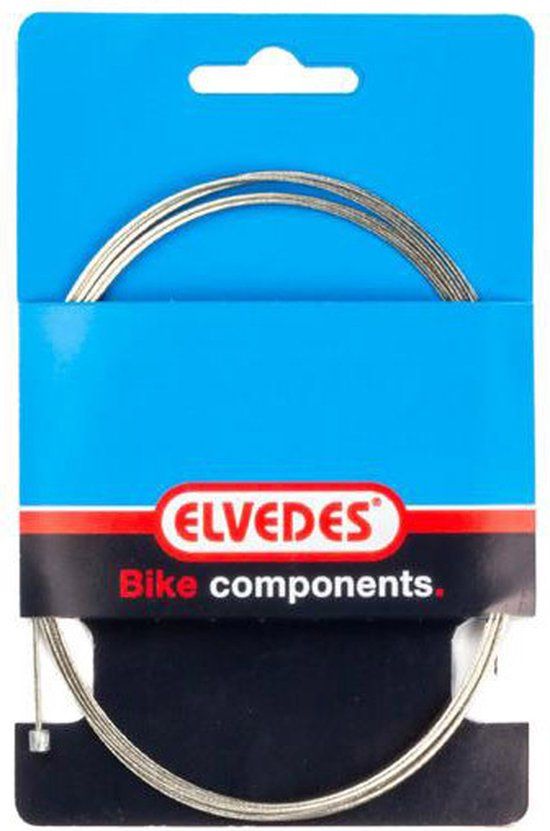 Elvedes Schakelbinnenk 2250mm RVS Slick N-nippel - Zilver