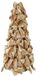 Countryfield ornament stof kerstboom royals 40x12x40cm bruin