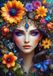 Alipson Puzzle Legpuzzel The Flower Woman - 1000 stukjes multicolor