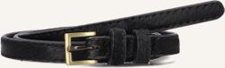 BECKSÖNDERGAARD Becksondergaard Fily Aria Leather Belt Riemen - Zwart - Maat M/L