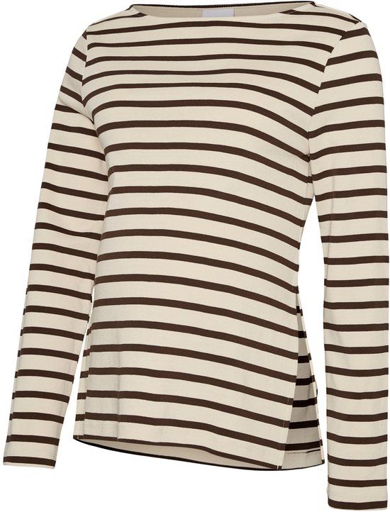 Mamalicious - MLLANE - Top - Longsleeve - Gestreept - Biologisch katoen - Maat L