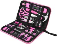 Merkloos / Sans marque Dames 110-delige roze gereedschapsset