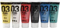 A-Color acrylverf, 6x20 ml, kleuren assorti