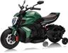 Vrooomy Ducati x Bentley Diavel V4 12V Moto électrique pour enfants Vert
