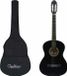 vidaXL - Guitare - classique - débutant - avec - housse - 4/4 - 39" - noir