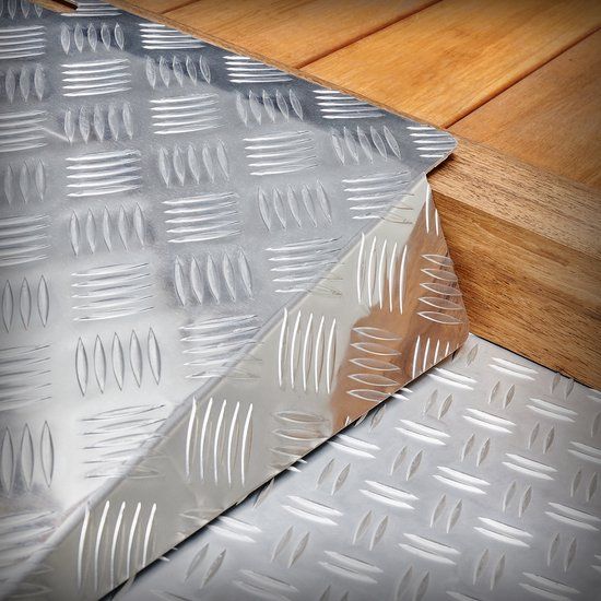 Datona® - Drempelhulp 9 - 12 cm - Aluminium - 73x60x9cm - Eenzijdig