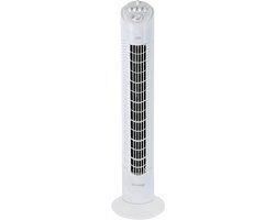 JAP Appliances Quebec Torenventilator - 60W - Wit - Met Timer en Afstandsbediening