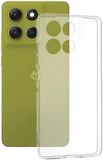 Techsuit Hoesje geschikt voor Motorola Moto G86 - Clear Silicone Back Cover - Transparant