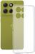 Techsuit Hoesje geschikt voor Motorola Moto G86 - Clear Silicone Back Cover - Transparant
