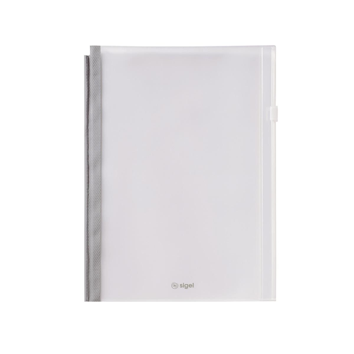 Sigel CF303 A5 Sheet Protector - Grey - Plastic - 1 pc