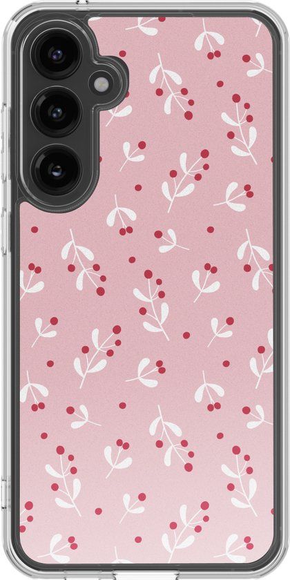 imoshion Hoesje - Geschikt voor Samsung Galaxy S23 FE - Design hoesje - Berries Blush