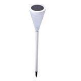 Lumisky Creamy W73 Solar LED Lamp - RVS/Wit - IP44 - 73 cm Hoogte