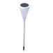 Lumisky Creamy W73 Solar LED Lamp - RVS/Wit - IP44 - 73 cm Hoogte