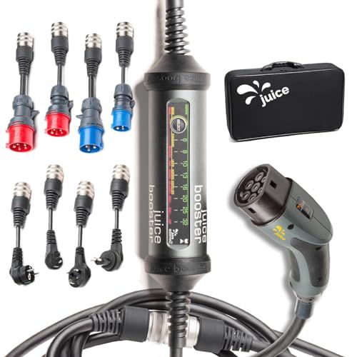 Juice Booster 2 Europe Set - 22kW Mobile EV Charger with Type 2 Cable