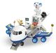 Avion avec poste de police, fourgon de police, pour enfants