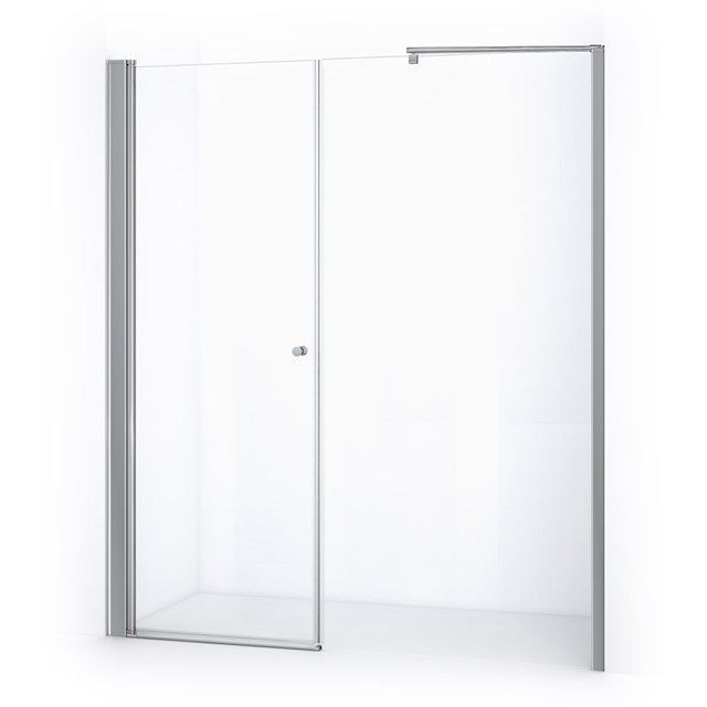 Maxaro Douchewand met Draaideur Zircon Comfort 180cm Chroom