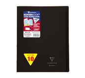 Clairefontaine 981607C Pak met 10 Geniete Schriften Koverbook Grijs
