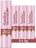 Vaseline Emily in Paris Vaseline x Emily in Paris Nude Nouveau Hydraterende Lippenbalsem Stick Limited Edition 3 x 3g