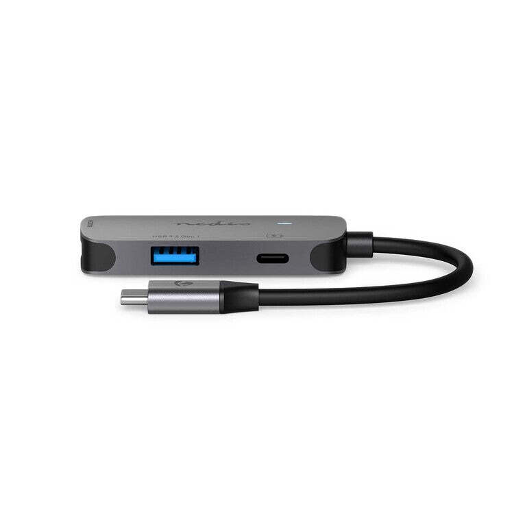 Nedis Nedis USB Multi-Port Adapter | CCGB64230GY01 | Grijs - Grey / 0.10 m