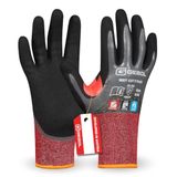 Gebol Wet Cut F Plus | Maat 3XL (maat 12) | snijbestendige handschoen met dichte nitril coating