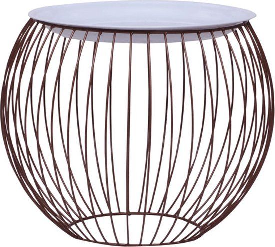 vidaXL Salontafel Ø 41 cm goudkleurig
