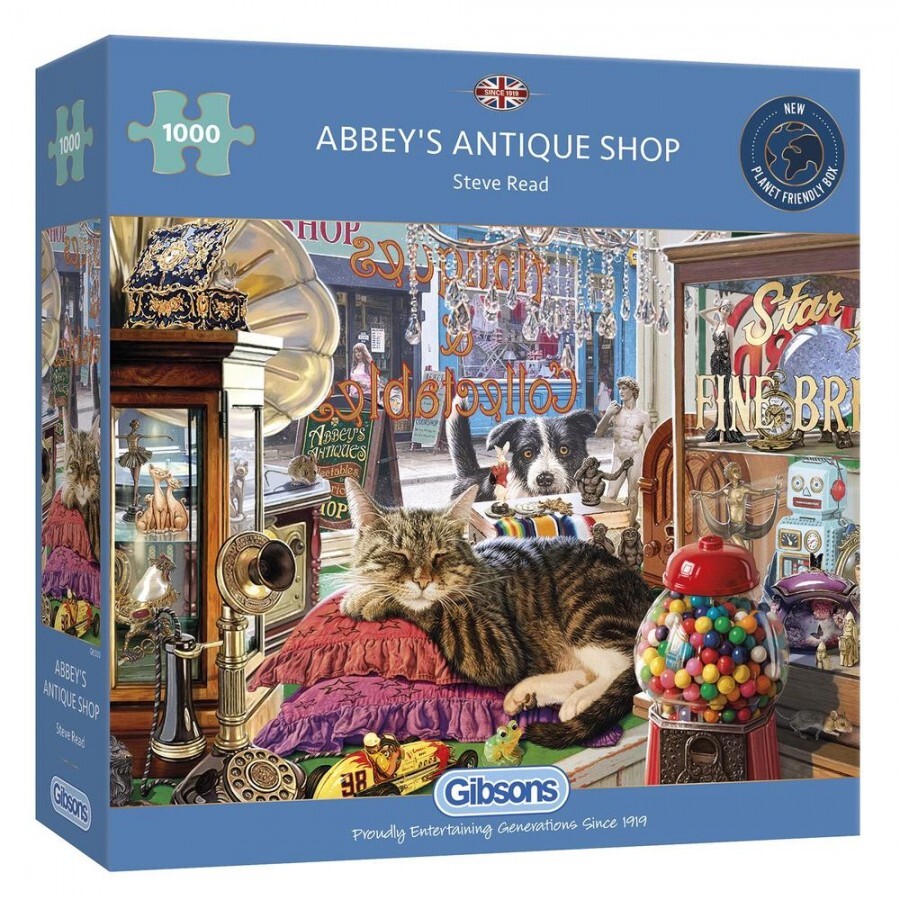 Gibsons G6303 Abdij Antieke Winkel 1000 Stuk Puzzel