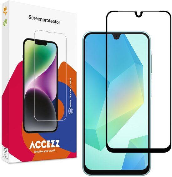 Accezz Screen Protector - Gehard Glass Full Cover voor Samsung Galaxy A16 / A17 / A26