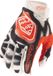 Troy Lee Designs Air Membrane Motocrosshandschoenen - Wit/rood - Maat S