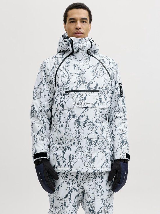 JACK&JONES JJSARENNE SKI JACKET AW25 Heren Ski Jas Violet Dierenprint XL