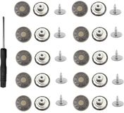 Merkloos Solidchoice - Set van 10 Verstelbare Jeansknopen 17 mm Brons