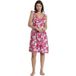 Admas Robe de plage sans manches à fleurs femme