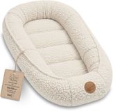 Totsy baby Knus Baby Nestje Pasgeborene – zacht draagbaar en comfortabel Nest voor Ledikant Kinderbed Wieg Babykamer en Onderweg – behaaglijk voor Jongen & Meisje 90x50 cm Crèmekleurig