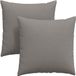 vidaXL - Coussin d'assise - 2 pièces - Tissu - Taupe - 60 x 60 cm