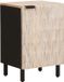 vidaXL Badkamerkast met plank Wit 38 x 33 x 58 cm Massief Mango Hout