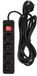 Neo tools NEO TOOLS 90-185 Series - Stroomverlengkabel - 3 m - 4 Stopcontacten - Zwart