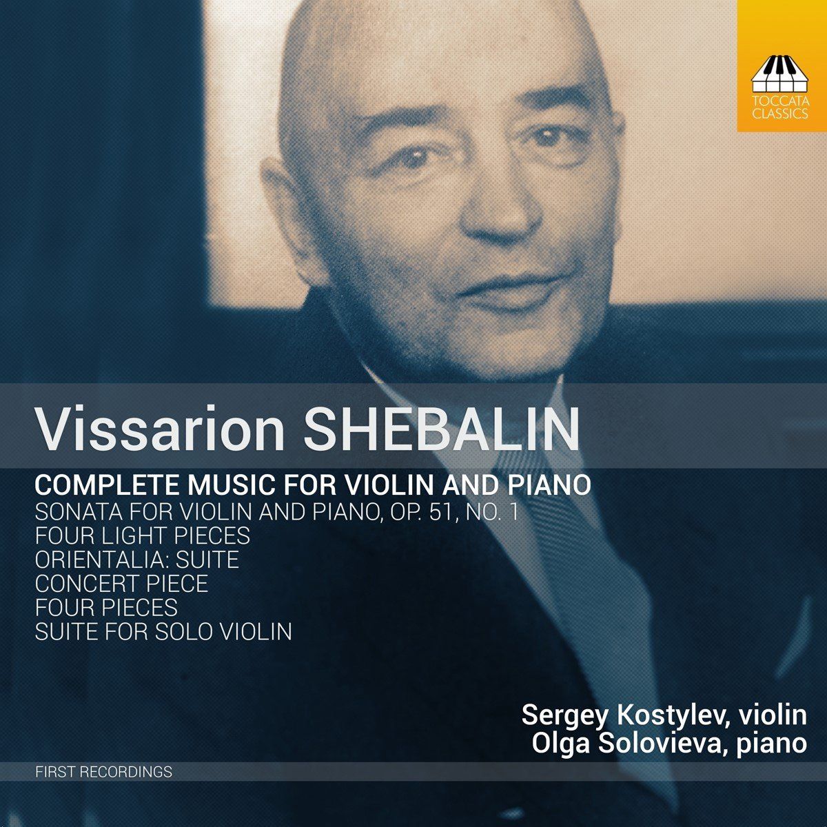 OUTHERE Vissarion Shebalin: Complete Music For Violin And Piano - Muziek