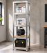 Étagère de rangement robuste à 5 niveaux (jusqu'à 90 kg par tablette) – Métal, 180 x 40 x 40 cm – Produit de second choix (B-Ware) – contrôlé – Argent