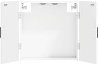 vidaXL Dartbord Kabinet HAARLEM Hoogglans Wit 52,5 x 10,5 x 53,5 cm