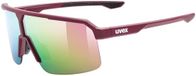 Uvex Ramp Zonnebril Burgundy Matt/Mir.rose CAT3 Unisex