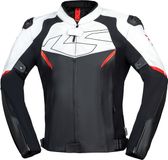 IXS Ace 1.0, veste en cuir, Noir/Blanc/Rouge, S